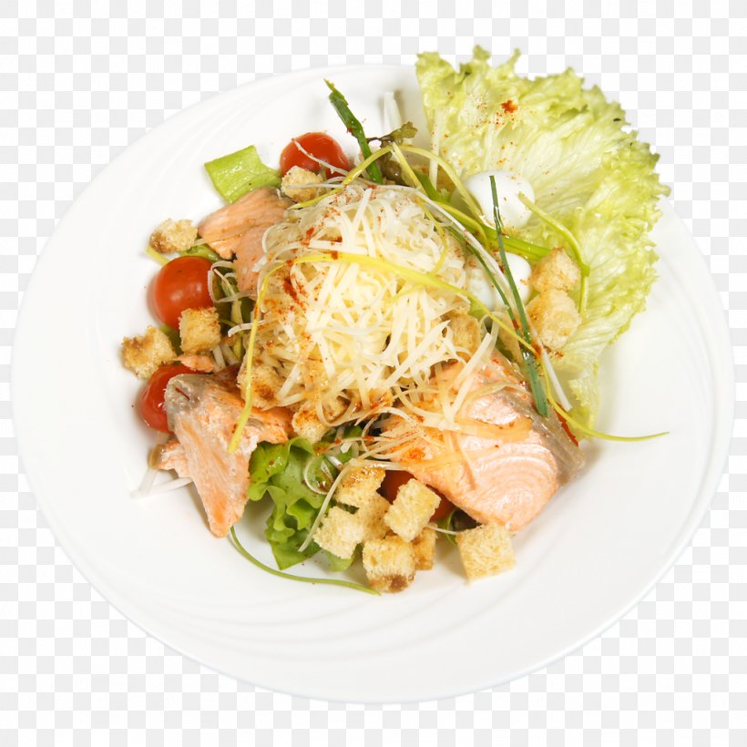 Caesar Salad Greek Salad Pasta Crouton, PNG, 1024x1024px, Caesar Salad, Asian Food, Atlantic Salmon, Crouton, Cuisine Download Free