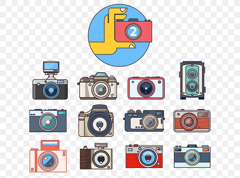 Camera Photography Adobe Illustrator Icon, PNG, 650x607px, Camera, Canon, Flat Design, Photography, Technology Download Free