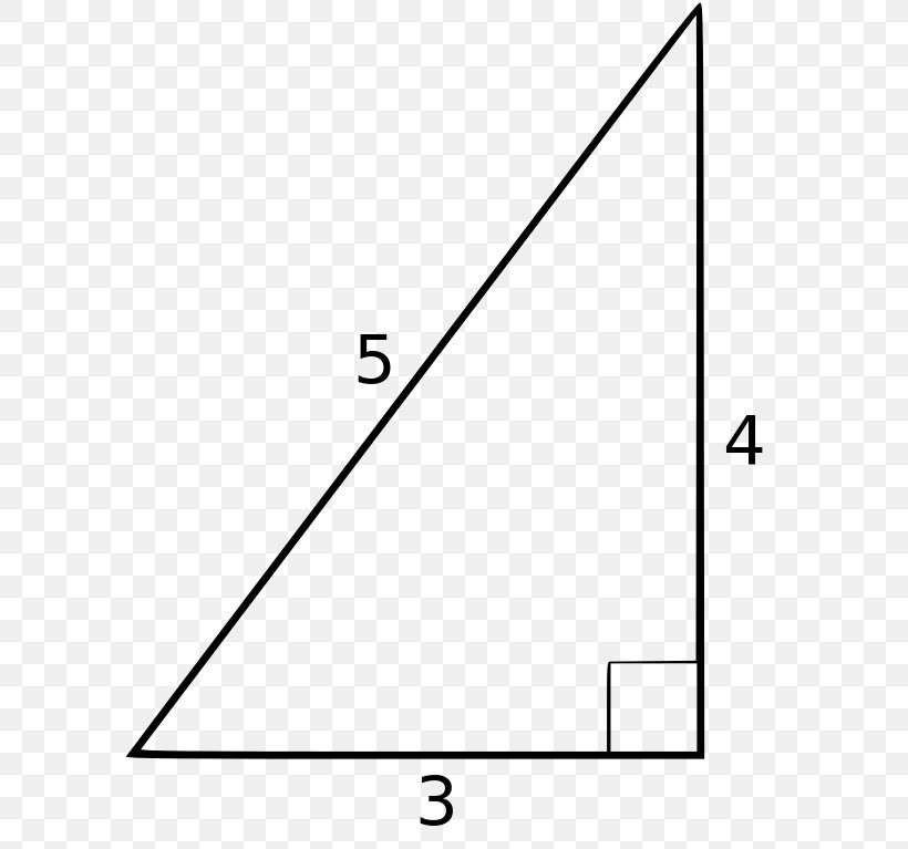 Special Right Triangle Right Angle, PNG, 598x767px, Right Triangle, Area, Black, Black And White, Diagram Download Free