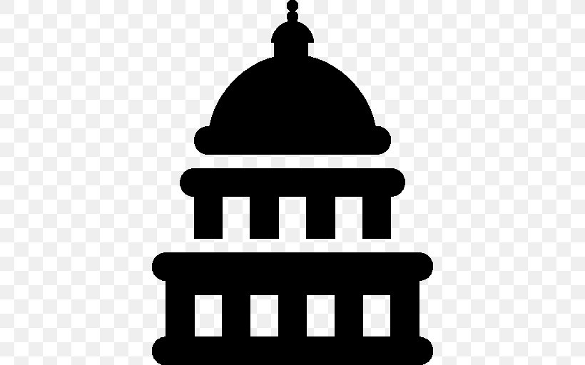 United States Capitol Dome Federal Government Of The United States, PNG, 512x512px, United States Capitol, Artwork, Black And White, Monochrome Photography, Silhouette Download Free