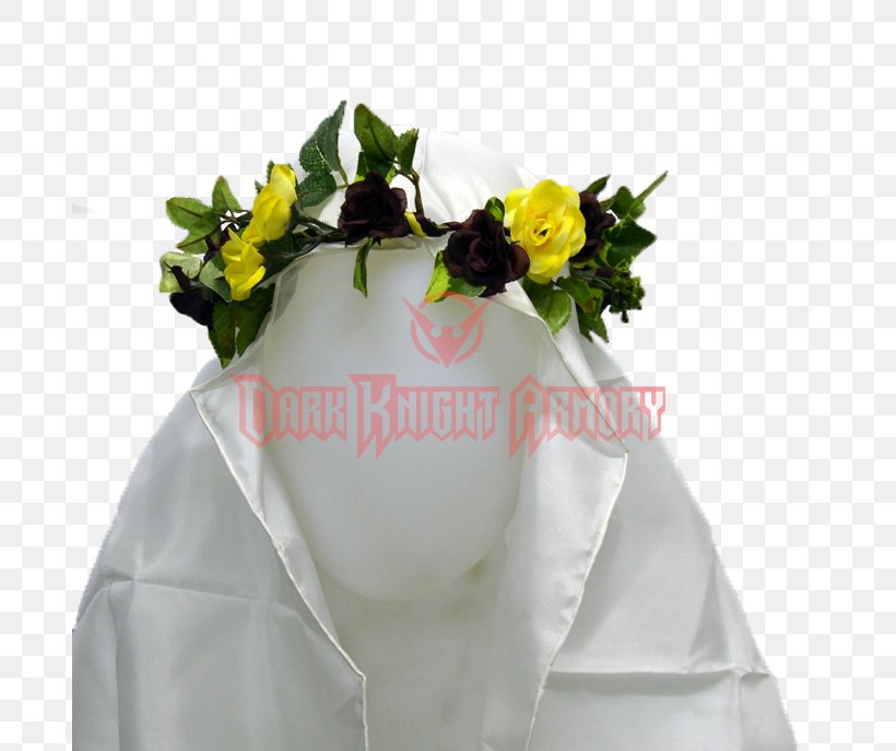 Floral Design Middle Ages English Medieval Clothing Headpiece Hat, PNG, 687x687px, Floral Design, Artificial Flower, Bridal Clothing, Cap, Clothing Download Free