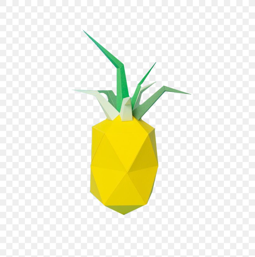 Pineapple Paper Origami Auglis, PNG, 550x825px, Pineapple, Art, Art Paper, Auglis, Bromeliaceae Download Free