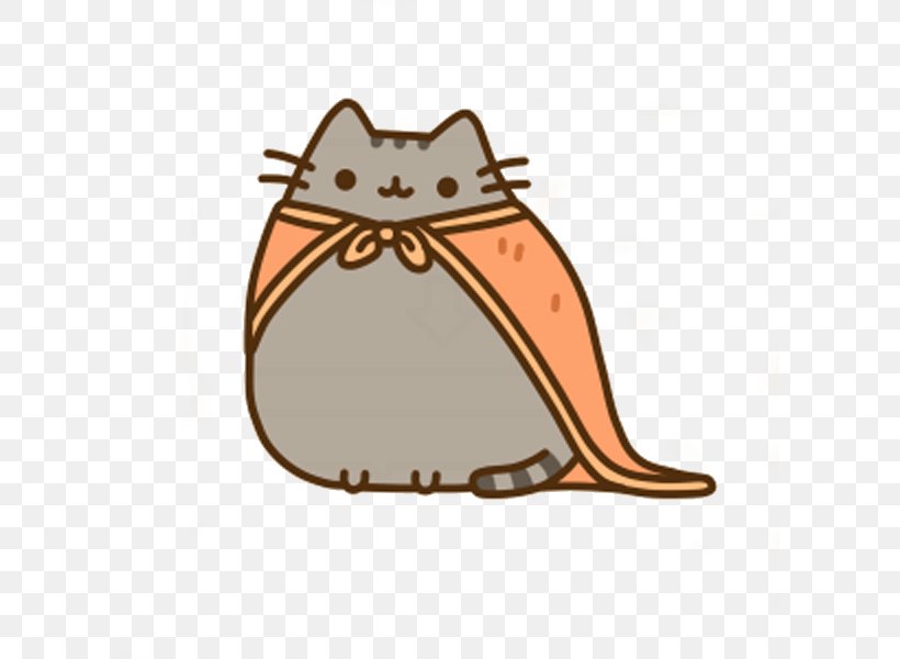 Pusheen Cat Superhero Hello Kitty, PNG, 600x600px, Pusheen, Animation, Carnivoran, Cartoon, Cat Download Free