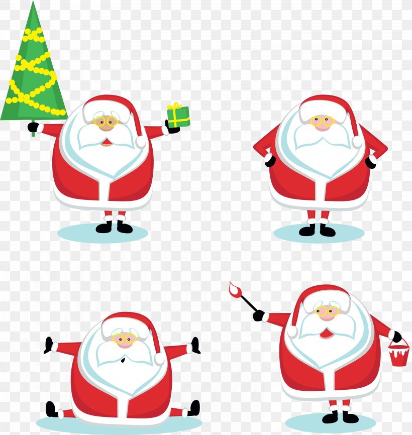 Santa Claus, PNG, 6370x6733px, Santa Claus, Area, Artwork, Christmas, Christmas Ornament Download Free