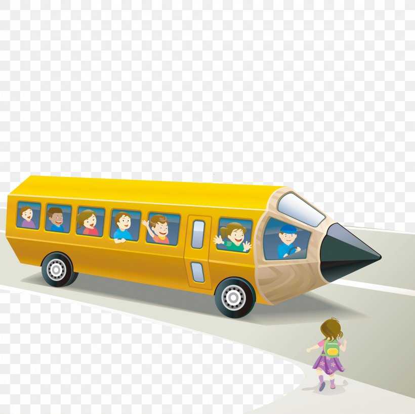 School Bus Drawing Pencil, PNG, 2362x2362px, Bus, Automotive Design, Car, Cartoon, Drawing Download Free