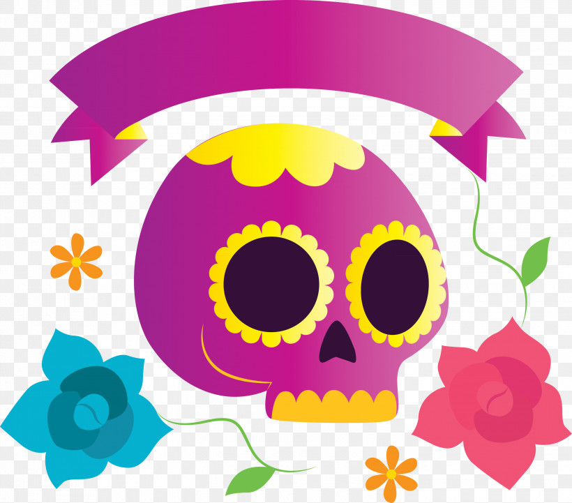 Day Of The Dead Día De Muertos Día De Los Muertos, PNG, 3000x2640px, Day Of The Dead, D%c3%ada De Muertos, Dia De Los Muertos, Meter, Petal Download Free