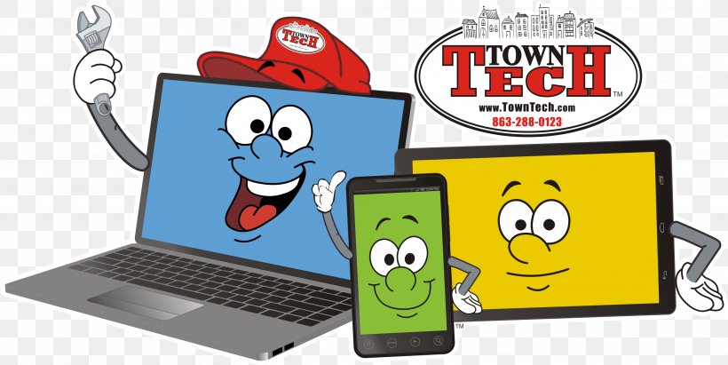 Town Tech, LLC Computer Repair Technician Information Technology, PNG, 3102x1555px, Computer Repair Technician, Area, Brand, Business, Cartoon Download Free