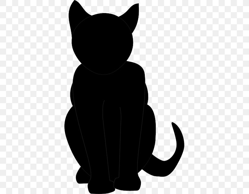 Black Cat Clip Art Vector Graphics Openclipart, PNG, 395x640px, Cat, Black, Black And White, Black Cat, Carnivoran Download Free