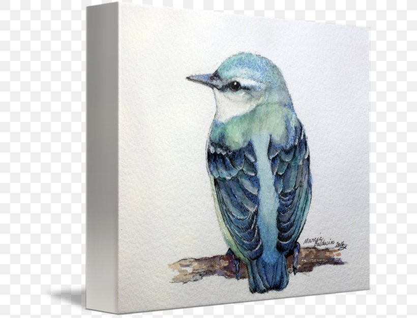 Canvas Print Painting Printing Art, PNG, 650x626px, Canvas Print, Art, Beak, Bird, Blue Jay Download Free