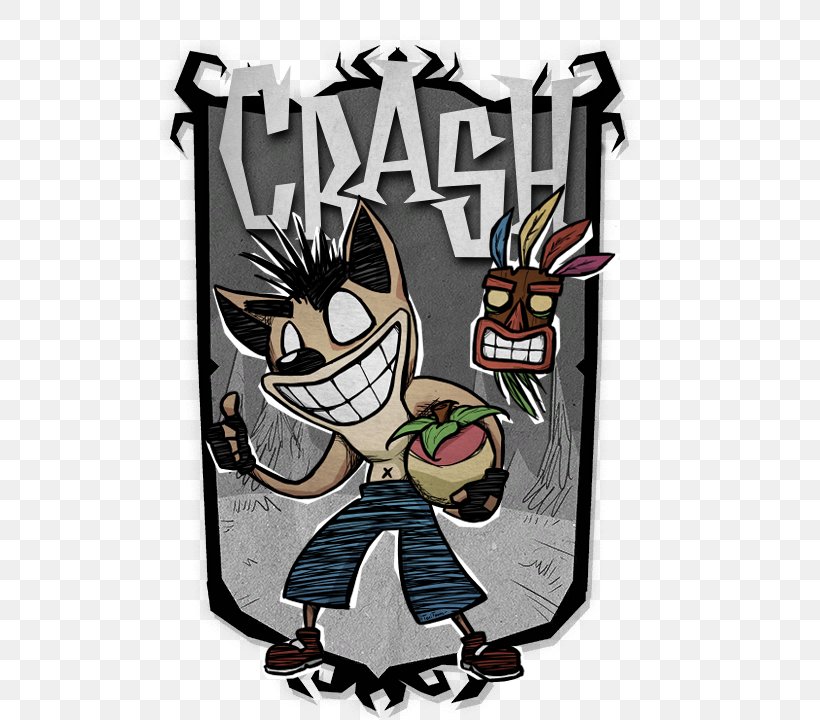 Don't Starve Together Crash Bandicoot: Warped Crash Bandicoot 2: Cortex Strikes Back Character, PNG, 560x720px, Crash Bandicoot Warped, Aku Aku, Bandicoot, Cartoon, Character Download Free