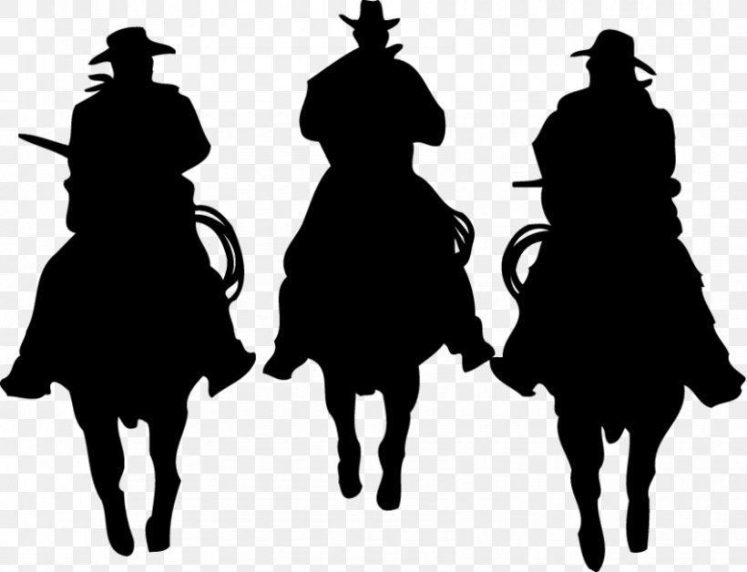 Cowboy Mustang Rodeo Equestrian Clip Art, PNG, 850x652px, Cowboy, American Frontier, Black, Black And White, Cattle Like Mammal Download Free