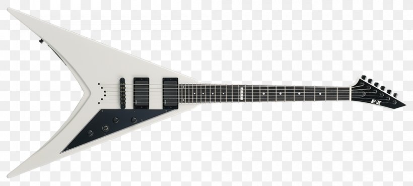 Electric Guitar ESP Guitars Gibson Flying V Seven-string Guitar, PNG, 1000x450px, Electric Guitar, Bass Guitar, Dave Mustaine, Double Bass, Ernie Ball Download Free