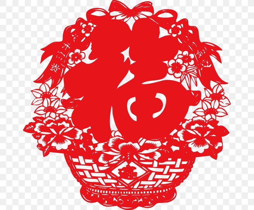 Guishanzhen Papercutting Adobe Illustrator, PNG, 671x676px, Papercutting, Baking Cup, Chinese New Year, Chinese Paper Cutting, Decal Download Free