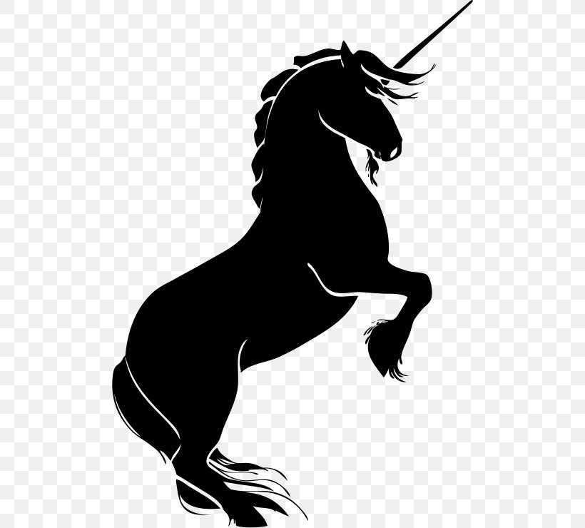 Horse Unicorn Silhouette Clip Art, PNG, 506x740px, Horse, Art, Black, Black And White, Carnivoran Download Free
