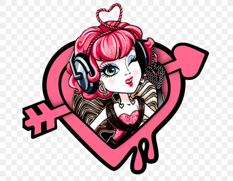 Monster High Ever After High Clip Art, PNG, 700x636px, Watercolor, Cartoon, Flower, Frame, Heart Download Free