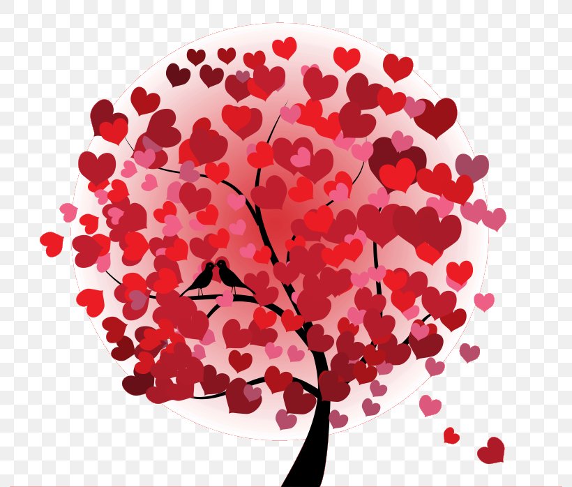 Vector Graphics Tree Love Clip Art, PNG, 792x698px, Tree, Blossom, Branch, Floral Design, Heart Download Free