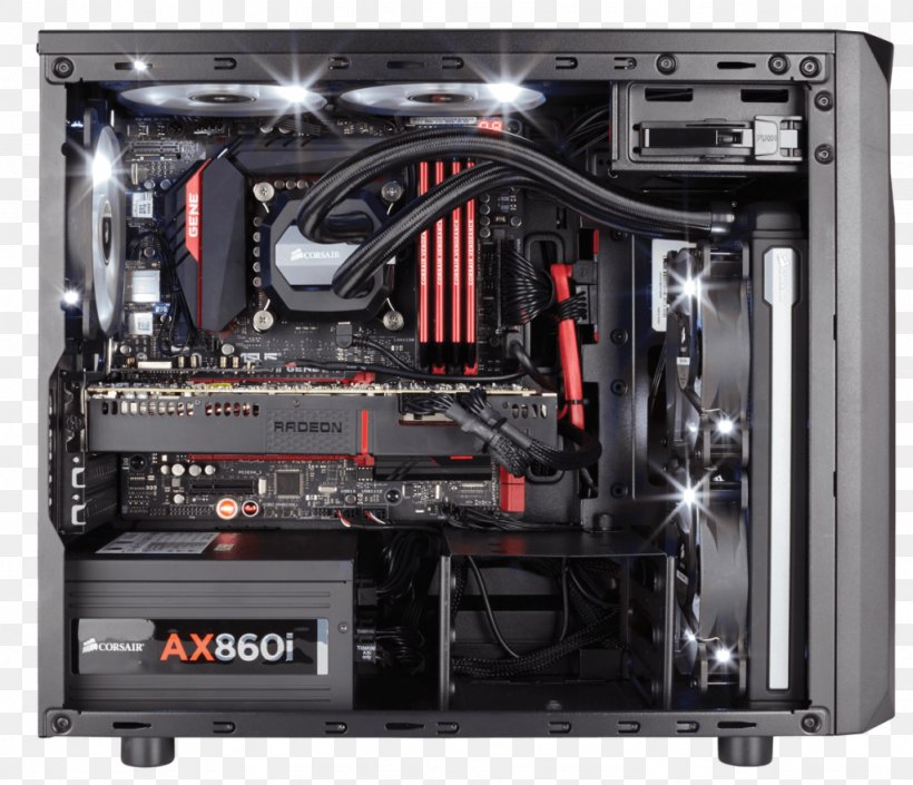 Computer Cases & Housings MicroATX Gaming Computer, PNG, 1024x881px ...