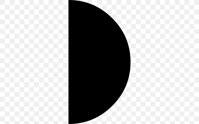 Lunar Phase Shape Moon Symbol Crescent, PNG, 512x512px, Lunar Phase, Black, Black And White, Crescent, Full Moon Download Free