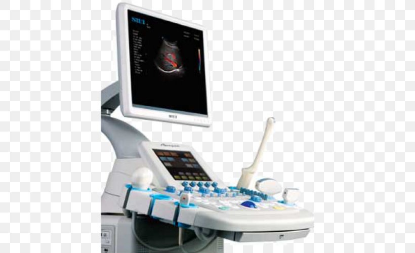 Medical Equipment Ultrasonography Ultrasound Medicine Cardiology, PNG, 500x500px, Medical Equipment, Cardiology, Clinic, Electronic Device, Gynaecology Download Free