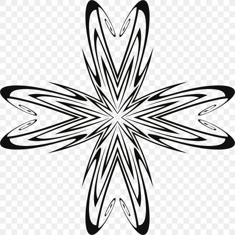 Petal Clip Art, PNG, 2330x2330px, Petal, Black And White, Cross, Drawing, Flower Download Free