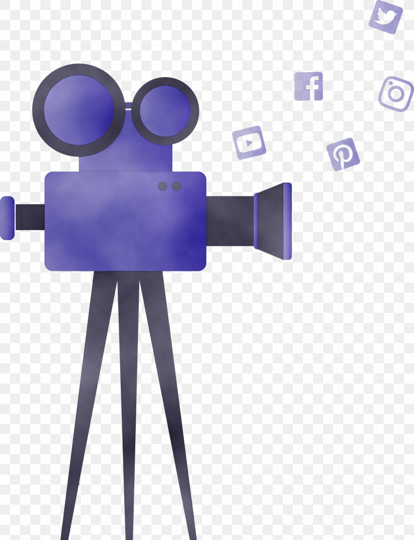 Purple Violet Cobalt Blue Electric Blue Optical Instrument, PNG, 2297x3000px, Video Camera, Cobalt Blue, Electric Blue, Optical Instrument, Paint Download Free