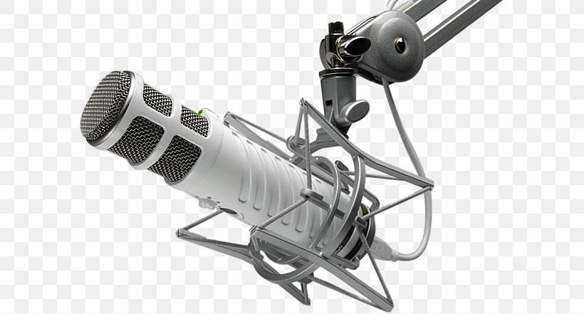 Microphone RØDE Podcaster Radio Station, PNG, 597x441px, Microphone, Audio, Broadcasting, Episode, Hardware Download Free