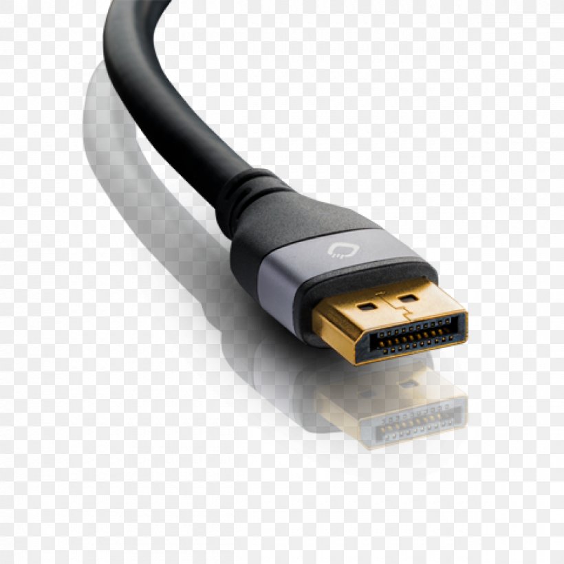 DisplayPort Electrical Cable HDMI Cable Oehlbach Digital Visual Interface, PNG, 1200x1200px, 5k Resolution, Displayport, Adapter, Cable, Coaxial Cable Download Free