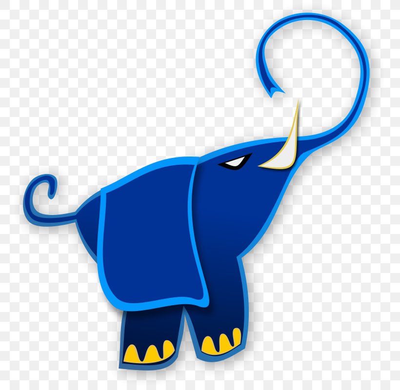 Elephant Clip Art, PNG, 777x800px, Elephant, Area, Beak, Blue, Cobalt Blue Download Free