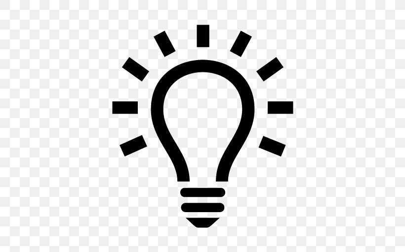Idea The Noun Project Incandescent Light Bulb Icon, PNG, 512x512px, Incandescent Light Bulb, Black, Black And White, Blog, Brand Download Free
