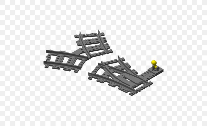 Lego Trains Rail Transport Track Wye, PNG, 500x500px, Train, Electrical Switches, Electrical Wires Cable, Hardware, Hardware Accessory Download Free