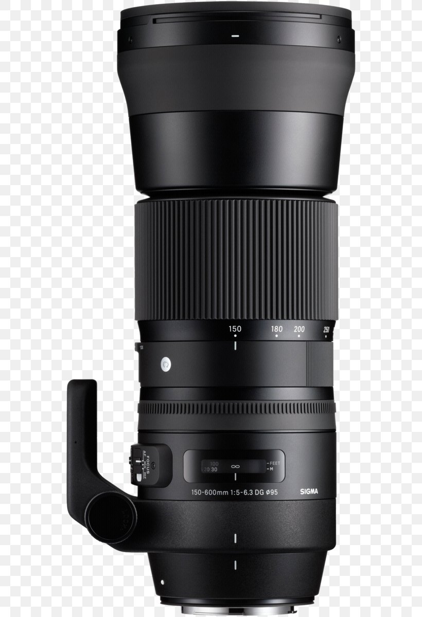 Sigma APO 150-600mm F/5-6.3 DG OS HSM Lens Camera Lens Sigma Corporation Zoom Lens Tamron 150-600mm Lens, PNG, 566x1200px, Camera Lens, Autofocus, Camera, Camera Accessory, Cameras Optics Download Free
