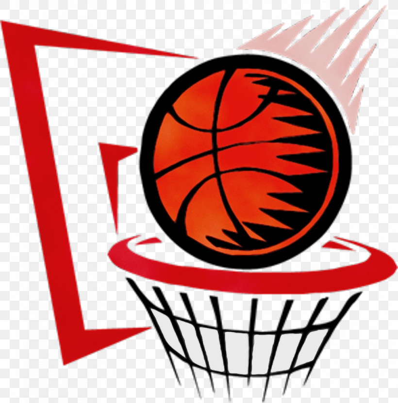 Basketball Hoop Logo, PNG, 1010x1024px, Watercolor, Basketball Hoop, Logo, Paint, Wet Ink Download Free