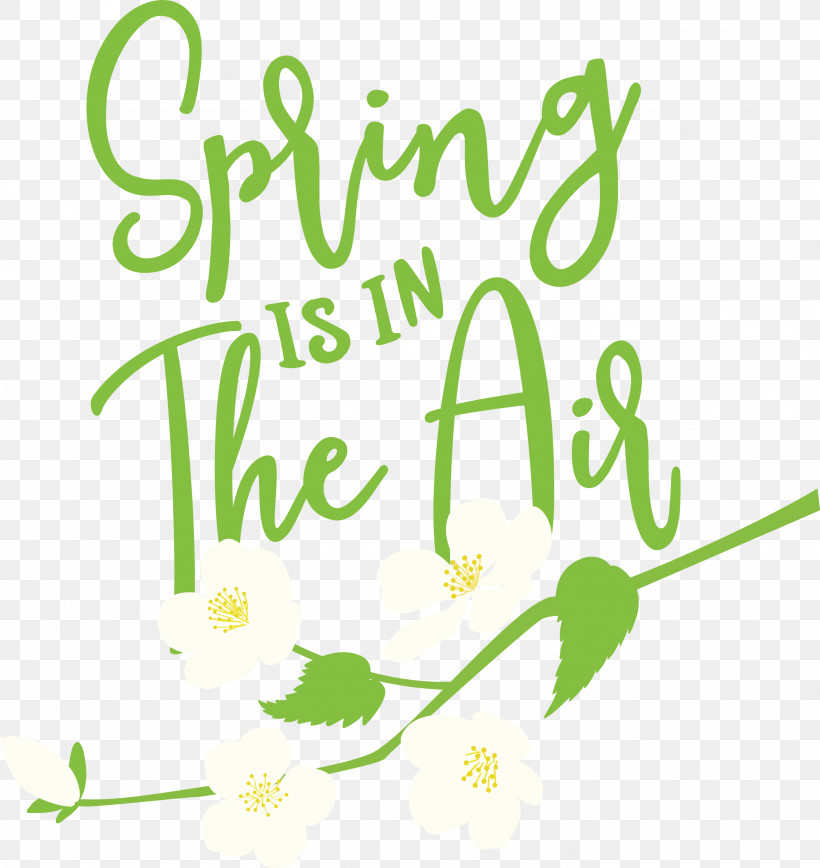 Spring Spring Is In The Air, PNG, 2833x3000px, Spring, Floral Design, Flower, Leaf, Logo Download Free