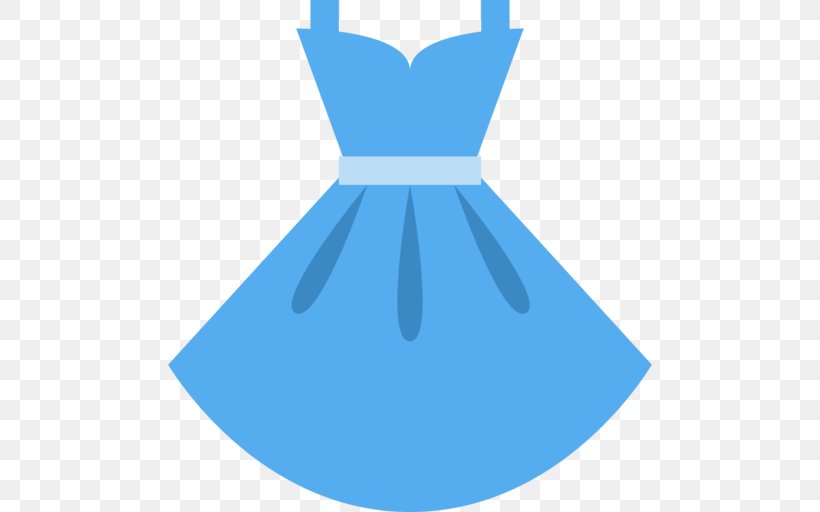 The Dress Clothing Emoji Fashion, PNG, 512x512px, Dress, Blue, Clothing, Dress Clothes, Electric Blue Download Free