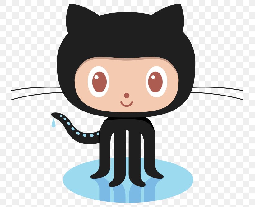 GitHub Version Control Fork Software Repository, PNG, 800x665px, Github, Black, Carnivoran, Cartoon, Cat Download Free