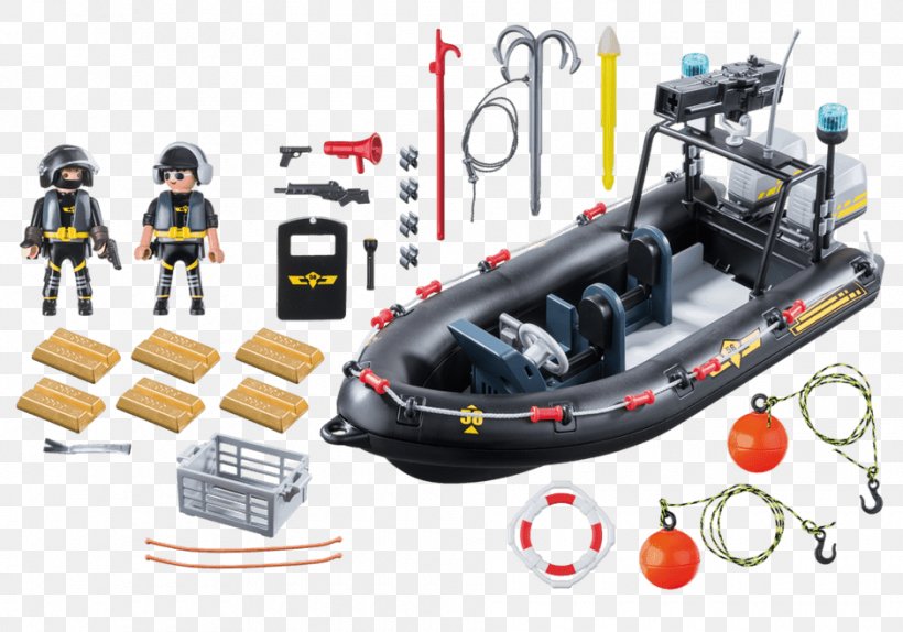 Playmobil 9362 SWAT Boat Playmobil Underwater Motor PLAYMOBIL Toy Block Sets Police, PNG, 940x658px, Playmobil, Boat, Inflatable, Inflatable Boat, Mode Of Transport Download Free