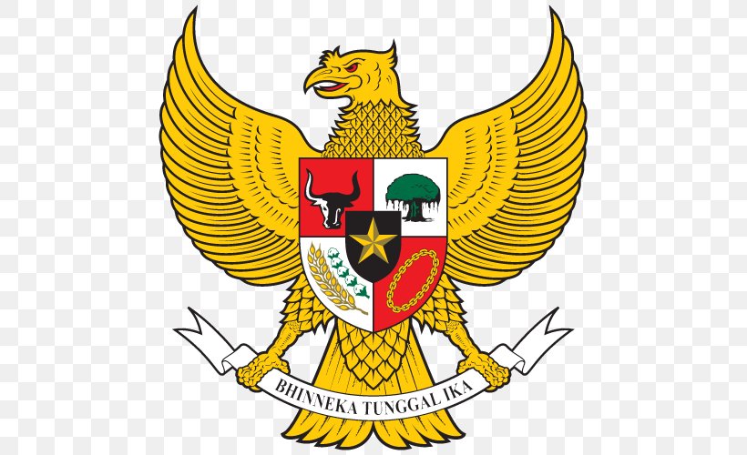 National Emblem Of Indonesia Symbol Garuda, PNG, 500x500px, Indonesia, Art, Artwork, Beak, Crest Download Free