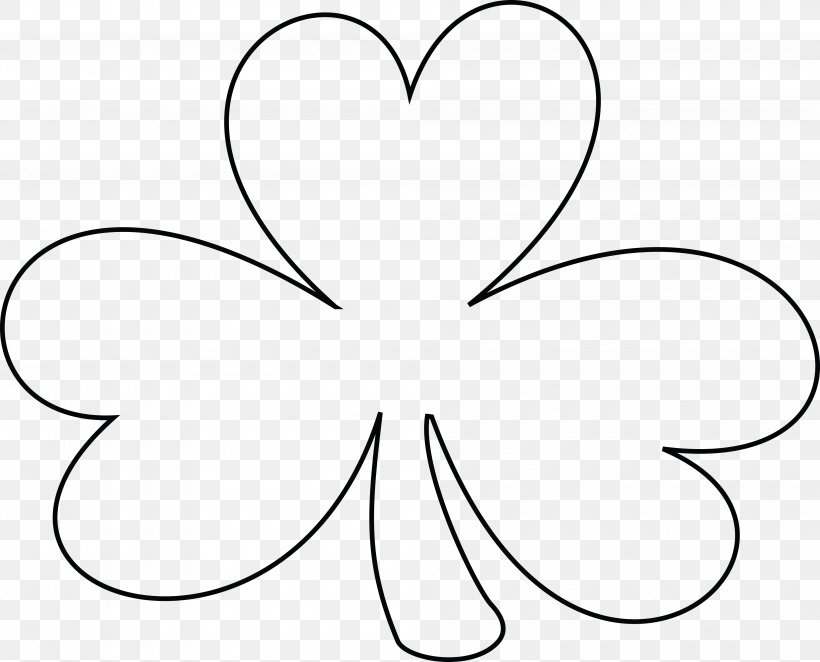 Shamrock Coloring Book Trinity Saint Patrick's Day Pattern, PNG, 4000x3230px, Watercolor, Cartoon, Flower, Frame, Heart Download Free