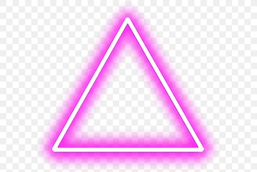 Triangle Sticker Geometric Shape, PNG, 596x548px, Triangle, Area, Geometric Shape, Geometry, Magenta Download Free