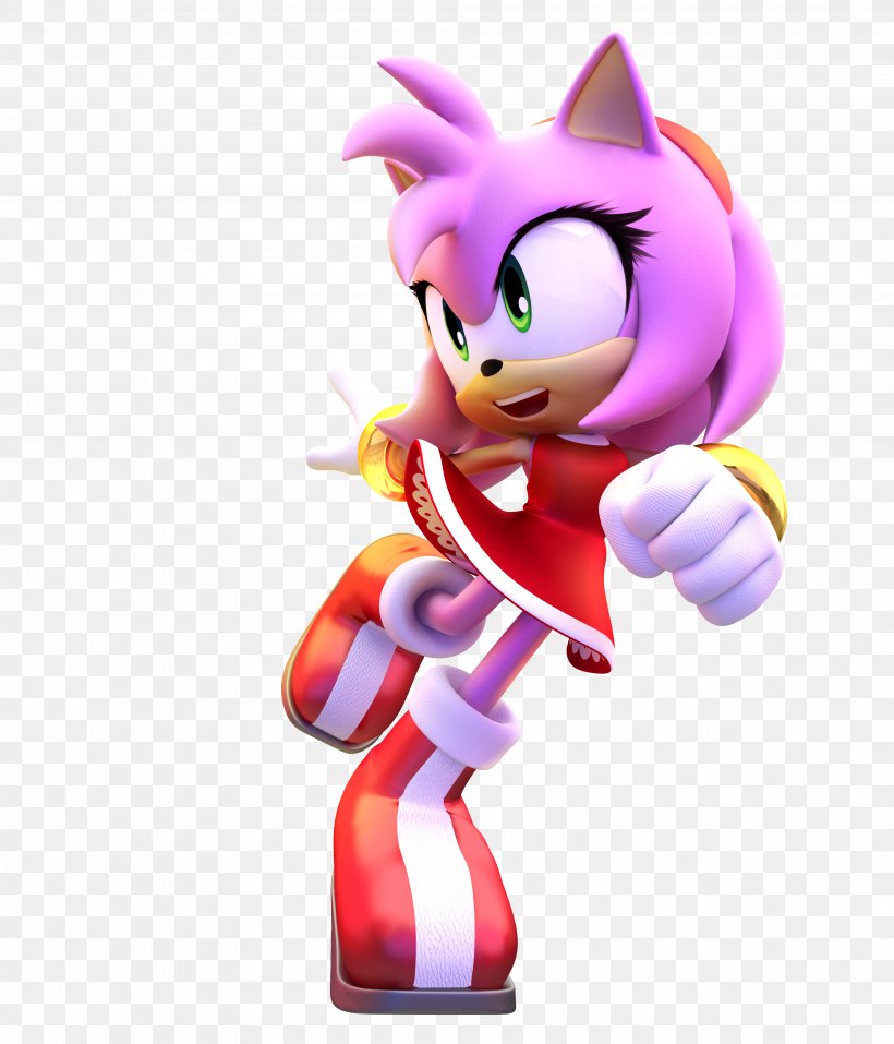 Amy Rose Sonic The Hedgehog Knuckles The Echidna Sonic Generations Sonic Adventure, PNG, 3976x4642px, Watercolor, Cartoon, Flower, Frame, Heart Download Free