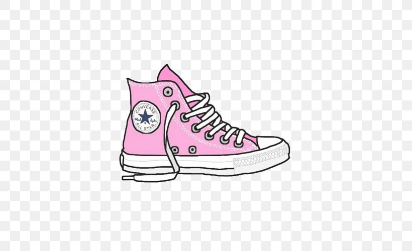 Converse Drawing Sneakers Shoe Clip Art, PNG, 500x500px, Converse, Area,  Art, Athletic Shoe, Cartoon Download Free