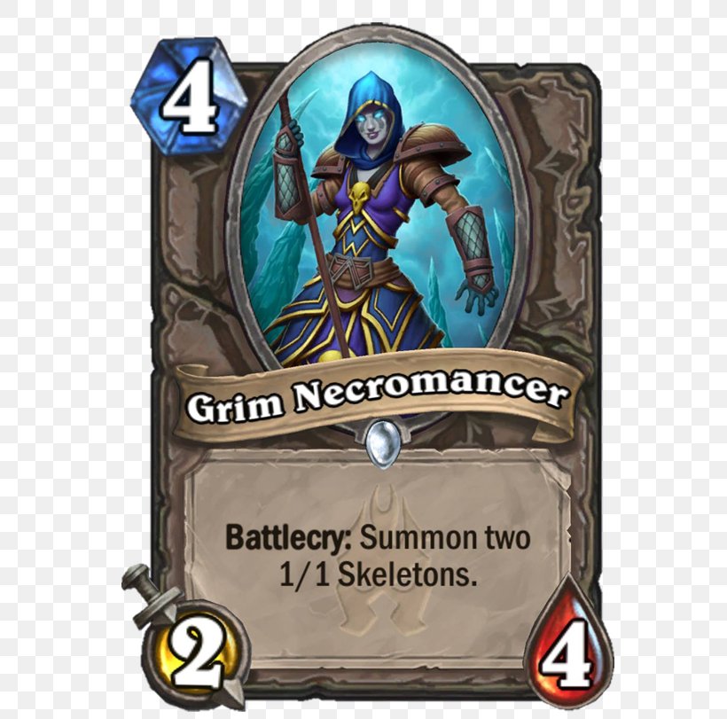 Knights Of The Frozen Throne Warcraft III: The Frozen Throne Grim Necromancer World Of Warcraft Trading Card Game Video Game, PNG, 567x811px, Knights Of The Frozen Throne, Blizzard Entertainment, Games, Grave Shambler, Hearthstone Download Free