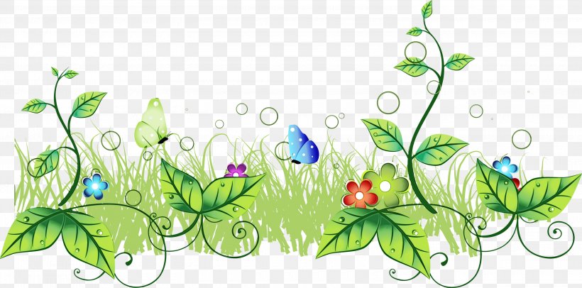 Clip Art Desktop Wallpaper Vector Graphics, PNG, 3000x1489px, Flower, Animation, Art, Botany, Grass Download Free