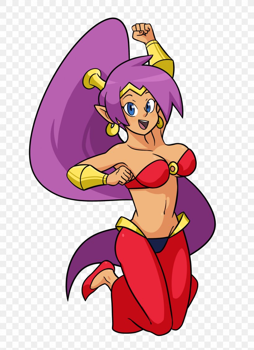 Shantae: Half-Genie Hero Shantae And The Pirate's Curse Shantae: Risky's Revenge DeviantArt, PNG, 1280x1760px, Watercolor, Cartoon, Flower, Frame, Heart Download Free