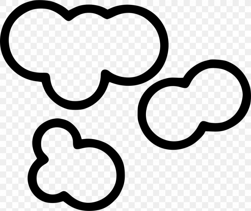 Cloud Weather Clip Art, PNG, 980x824px, Cloud, Area, Black And White, Body Jewelry, Heart Download Free