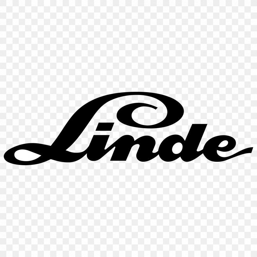 Forklift The Linde Group Logo Vector Graphics Product, PNG, 2400x2400px, Forklift, Area, Black And White, Brand, Chemical Industry Download Free