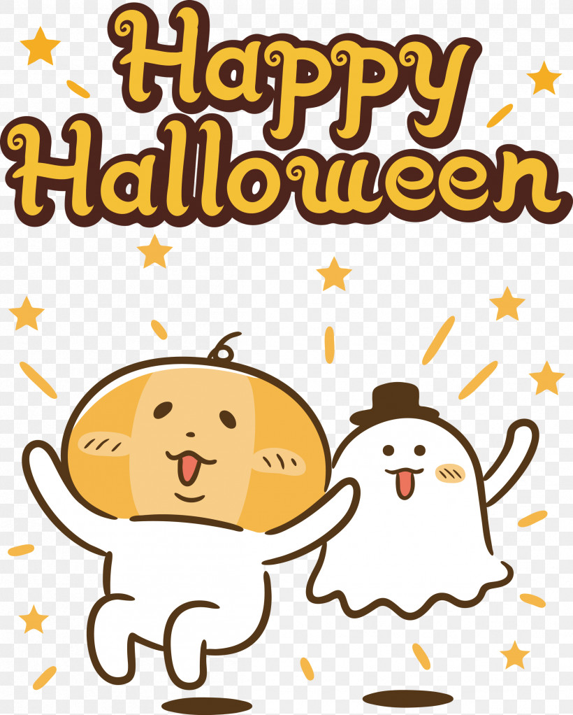 Happy Halloween, PNG, 2406x3000px, Happy Halloween, Behavior, Biology, Cartoon, Happiness Download Free