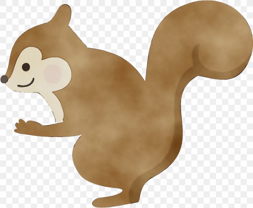 Squirrel Animal Figure Figurine Tail Ferret, PNG, 1026x844px, Watercolor, Animal Figure, Chipmunk, Ferret, Figurine Download Free