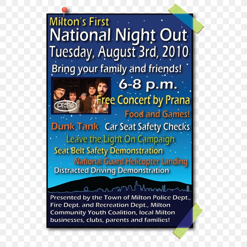 National Night Out Family Parent Coalition For Juvenile Justice August, PNG, 589x818px, National Night Out, Advertising, Area, August, Banner Download Free