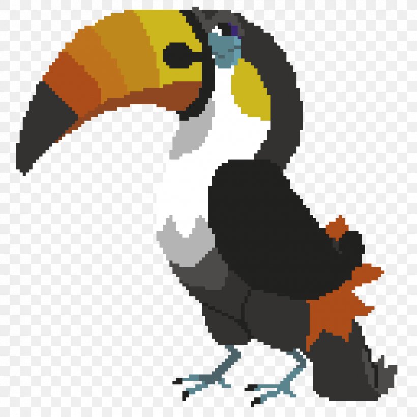 Pixel Art Beak Video Games, PNG, 1080x1080px, Pixel Art, Art, Beak, Bird, Coraciiformes Download Free